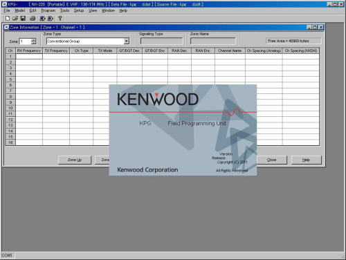 Kenwood KPG-111DM Программное обеспечение - интернет-магазин оборудования для радиосвязи Альфа-Ком город Москва