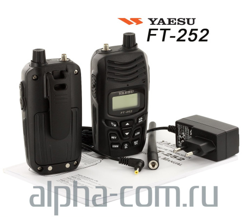Yaesu FT-252 VHF Радиостанция портативная - интернет-магазин оборудования для радиосвязи Альфа-Ком город Москва