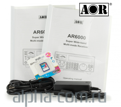 AOR AR6000 комплект поставки