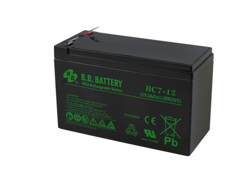 B.B.Battery BC 7-12 Аккумуляторная батарея - интернет-магазин оборудования для радиосвязи Альфа-Ком город Москва