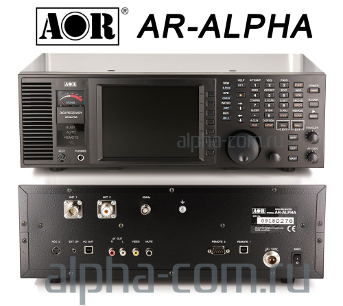 AOR AR-ALPHA Широкополосный сканирующий приемник - интернет-магазин оборудования для радиосвязи Альфа-Ком город Москва