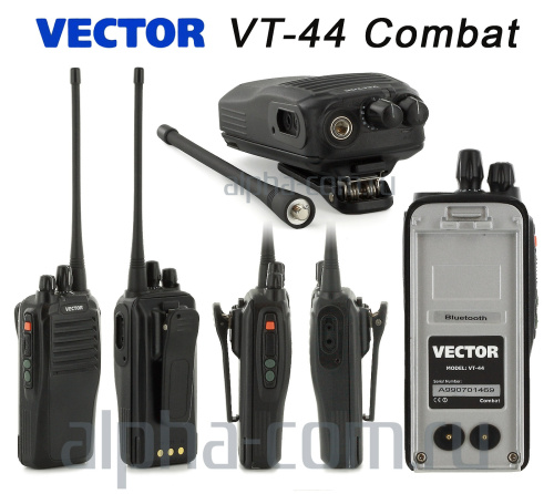 Радиостанция Vector VT-44 COMBAT - интернет-магазин оборудования для радиосвязи Альфа-Ком город Москва