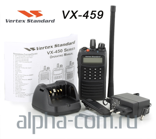 Радиостанция Vertex VX-459 UHF2 - интернет-магазин оборудования для радиосвязи Альфа-Ком город Москва