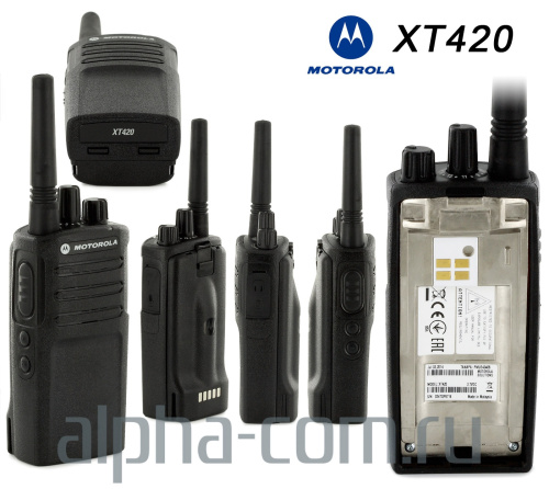Motorola XT420 Портативная PMR радиостанция - интернет-магазин оборудования для радиосвязи Альфа-Ком город Москва