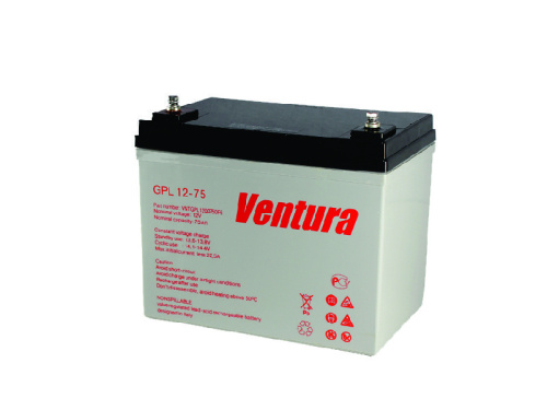 Ventura GPL 12-75 аккумуляторная батарея - интернет-магазин оборудования для радиосвязи Альфа-Ком город Москва