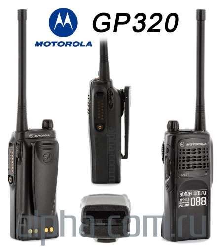 Motorola GP320 VHF Радиостанция бывшая в употреблении - интернет-магазин оборудования для радиосвязи Альфа-Ком город Москва
