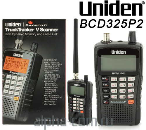 Uniden BCD325P2 Сканирующий приемник BCD325P2 - интернет-магазин оборудования для радиосвязи Альфа-Ком город Москва